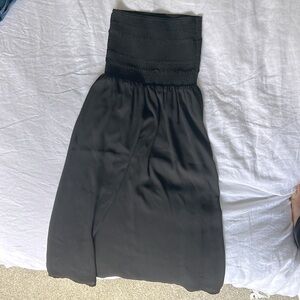 Black midi dress, Babaton